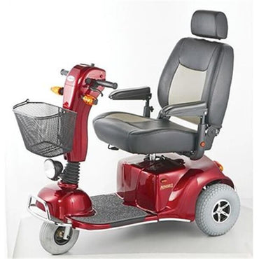 Electric mobility scooter in red